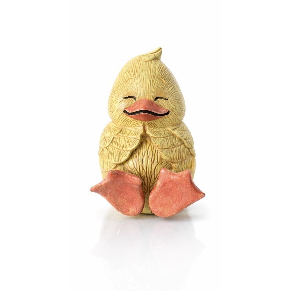 Vintage 90's Whimsy Home Decor Ceramic Duck Hand Painted
